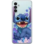 ERT GROUP Coque de téléphone Portable pour Samsung A13 5G/A04S Original et sous Licence Officielle Disney Motif Stitch 001 Parfaitement adapté à la Forme du téléphone Portable, partiel imprimé