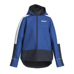 Swix Blizzard Hood Jacket Jr Olympian Blue, 140/10 ÅR