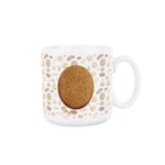 Digestive Mug - Novelty Biscuit Gifts - Tea/Coffee Ceramic White Cup