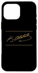 iPhone 16 Pro Max Signature M.K. Atatürk Founder of the Turkish Republic Case