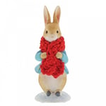 Beatrix Potter Figurine Peter Festive Écharpe