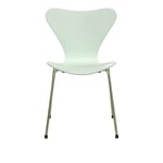 Fritz Hansen - Sjuan 3107 stol stålstativ rainbow 7:14 AM green - Matstolar - Arne Jacobsen - Grön - Metall