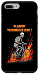 iPhone 7 Plus/8 Plus Funny skeleton bike ride Going through hell Biker skeleton Case