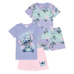 Lilo & Stitch Girls Just Chill Short Pyjama Set (2-pack) 10- Multicoloured 10-11 Years