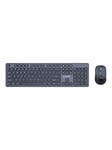 Gembird - keyboard and mouse set full size - QWERTY - US - black Input Device - Näppäimistö ja Hiirisetti - Yhdysvaltain englanti - Musta