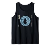 Magic: The Gathering Blue Complexity Mana Symbol Chest Logo Tank Top