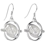 Harry Potter Sterling Silver Time Turner Earrings with Crystal Element