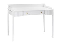 Bureau console avec 1 tiroir - MDF - Blanc mat - RENEVI de Pascal Morabito