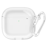 Skal TPU Apple AirPods 4 Med Karbinhake Transparent