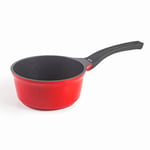 Lacor - 25956 - Saucasserole cocotte, Saucasserole antiadhésive, Ustensiles de cuisine, Compatible avec tous les types de cuisinières Inclus Induction, Fonte d’aluminium, Diamètre 16 cm, Capacité 1,3 L