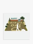 The Proper Mail Company Lawn Mower Birthday Card