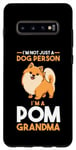 Coque pour Galaxy S10+ Chien Grand-mère Poméranian Grandma