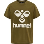 hummel Tres T-skjorte Barn - Grønn - str. 128