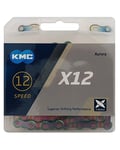 KMC Chaîne X12 126 T-Shirts 12v, Aurora (Édition Limitée)