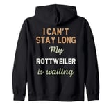 Cute Rottweiler Dog Breed Owner Love Puppy Zip Hoodie