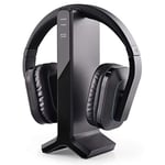 Avantree HT280 Casque sans Fil TV avec Station de Charge Emetteur RF 2.4G, Prise Optique numérique, Casque à Volume élevé Idéal pour Personnes âgées et malentendants, portée de 30m sans Latence