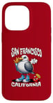 Coque pour iPhone 14 Pro Max San Francisco California Seagull French Fries Souvenir drôle