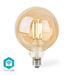 SmartLife LED vintage lampa | Wi-Fi | E27 | 806 lm | 7 W | Varm Vit | 1800 - 3000 K | Glas | Android / IOS | Globe | 1 st.