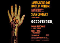 Pyramid International James Bond Goldfinger Hand, Extra Large Canvas