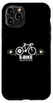 Coque pour iPhone 11 Pro E-Bike Rider, vélo électrique, mode de déplacement vélos