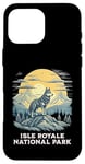 Coque pour iPhone 16 Pro Max Isle Royale National Park Grey Wolf Vacation Wildlife