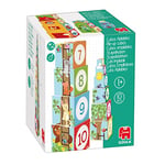 Goula - 55219 - Cubes empilables Forêt, Multicolore, Taille unique