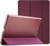 Coque Ipad 9.7, Housse Ipad 6, Ipad 5, Modèle A1822 A1823 A1893 A1954, Étui Protection Ipad 2018, Ipad 2017lie De Vin