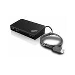 Station d'accueil LENOVO 40A40090EU - USB 3.0 - ThinkPad Yoga 260 - Noir