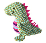 Dehner Lieblinge Dinosaure Jouet en Peluche pour Chien avec couineur animé Env. 22 x 17,5 cm Polyester Multicolore