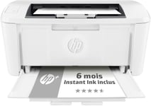 Laserjet M110We Imprimante Monofonction Laser Noir Et Blanc-6 Mois D'Instant Ink Inclus Avec+A4,Wifi)