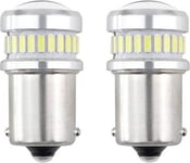 Amio Led Canbus 3014 24Smd + 3030 6Smd 1156 Ba15s P21w R10w R5w Vit 12V/24V