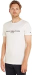 Tommy Hilfiger Men's Core Tommy Logo Tee Mw0mw11465 T-Shirt, White (Snow White), 3XL