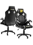 Brazen Puma Pc Gaming Chair - Black And White