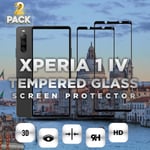 2 Pack Sony Xperia 1 IV - Härdat glas 9H -Super Kvalitet 3D