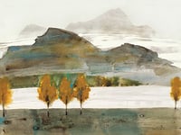 The Art Group Law Wai Hin (Autumn Trees II) -Canvas Print 30 x 40cm, Wood, Multi-Colour, 30 x 40 x 1.3 cm