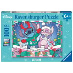 Barnpussel - Disney Stitch Christmas 100 bitar