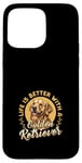 Coque pour iPhone 15 Pro Max Golden Retriever Chien Race Golden Retriever