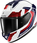 SHARK, Casque Moto intégral SKWAL i3 RHAD Blanc / Rouge, XL