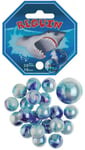 Sachet De 20 Billes De 1.6 Cm + 1 Callot de 2.5 Requin - Jeu De Recreation