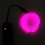 Paristokäyttöinen Led-lanka Neon Loop 3 metriä - Cerise