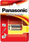 CR123A 3V Lithium Battery - Box of 10 CR123AL-BOX10 PANASONIC