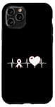 iPhone 11 Pro Heart Beats Pulse Ribbon Wear Red Heart Disease Awareness Case