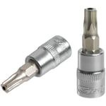 Ks tools - Douille tournevis ultimate® torx® percé 1/4', L.37 mm - T10 - 922.1492