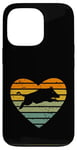 iPhone 13 Pro I Love Wild Boars Retro Heart Hunter Boar Case