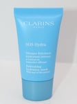 2 X CLARINS SOS HYDRA REFRESHING HYDRATION MASK 15ML