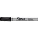 12 st Sharpie permanent marker pro metal, rund spets, svart