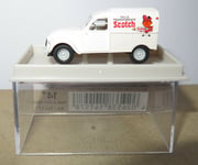 BREKINA HO 1/87 CITROEN 2CV FOURGONNETTE COLLE TRANSPARENTE SCOTCH #14139 BOX