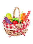 Small Foot - Wooden Picnic Basket with Cut Fruit