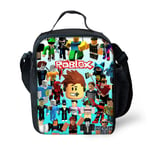 3d Roblox Student väska Lunch väska Pennväska 3st/ Set Ryggsäck Ta måltid ryggsäck Take meal backpack