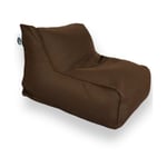 Daddy Cool fauteuil XL 100 x 90 x 70cm intérieur & extérieur flottant, déhoussable et résistant aux UV, Brun (DC10090-5)